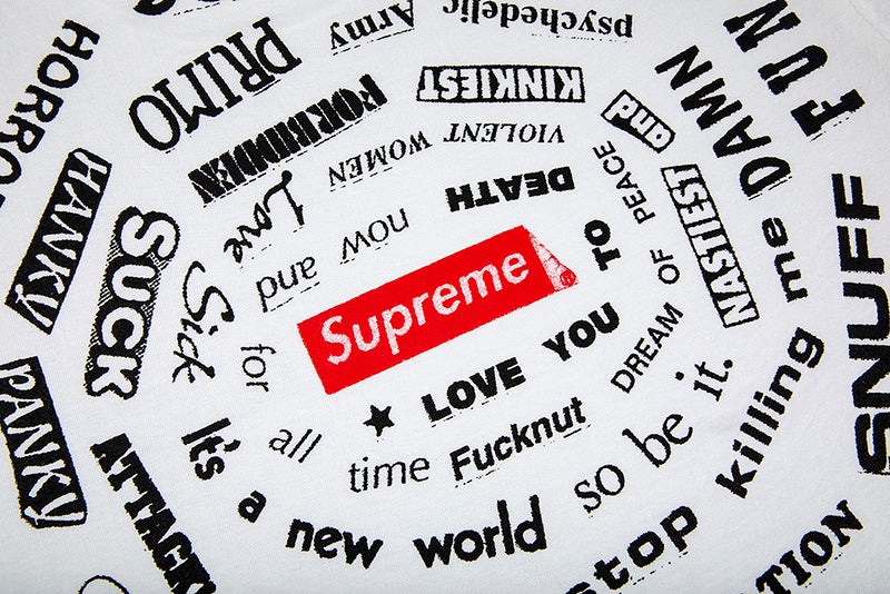 SUPREME SPIRAL TEE