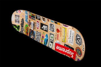 SUPREME STICKERS SKATEBOARD