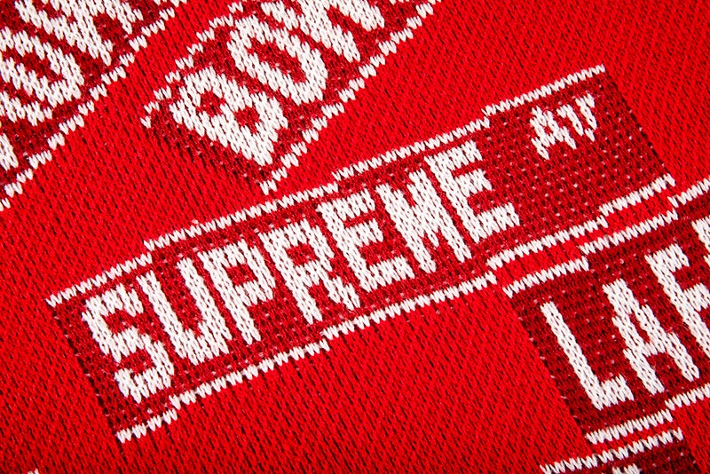 SUPREME STREET SIGNS SWEATER