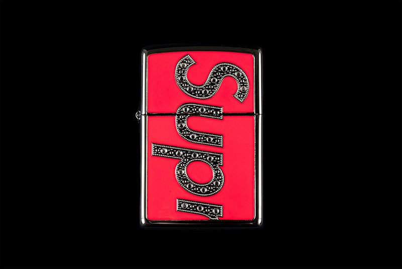 NTWRK - SUPREME X SWAROVSKI ZIPPO