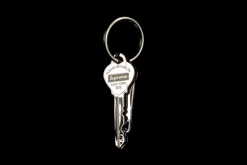 NTWRK - SUPREME TIFFANY u0026 CO. HEART KEY KNIFE KEYRING