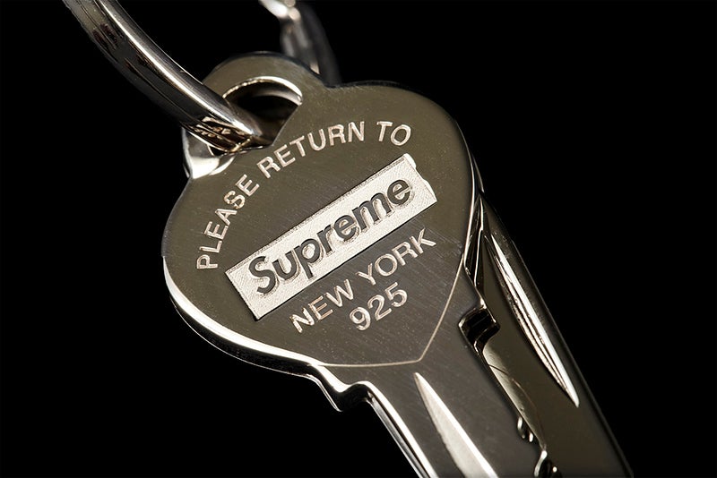 オンライン特販 supreme tiffany heart knife key ring | www ...