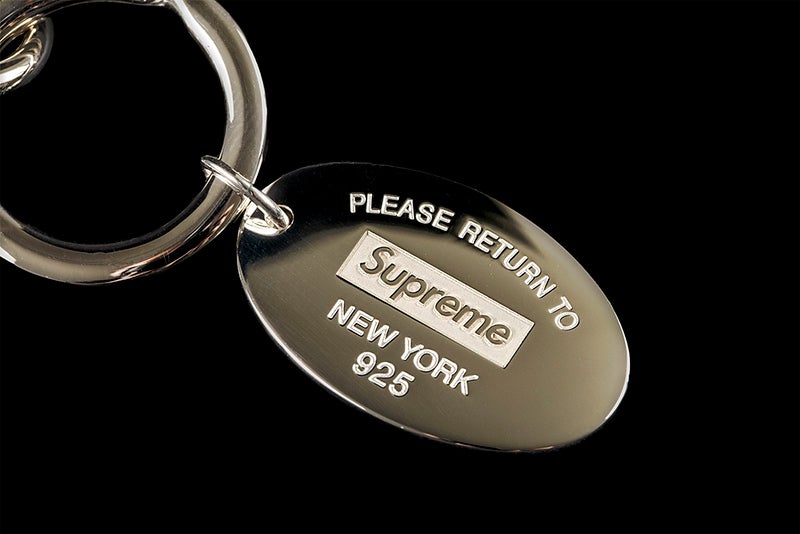 SUPREME X TIFFANY & CO HOOK KEYCHAIN | SILVER | FW21 | FW21A35-SIL 