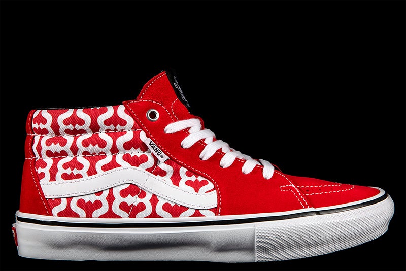 SUPREME X VANS MONOGRAM S LOGO SKATE GROSSO MID