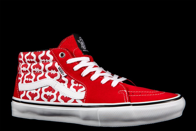 SUPREME X VANS MONOGRAM S LOGO SKATE GROSSO MID