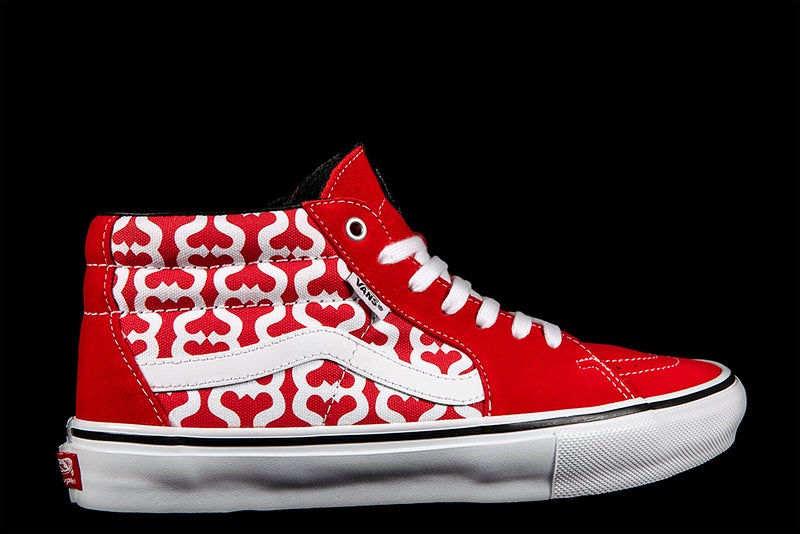 SUPREME X VANS MONOGRAM S LOGO SKATE GROSSO MID