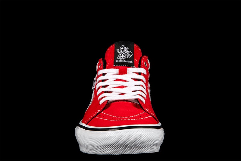 Vans Skate Grosso Mid Supreme Monogram S Red Shoes