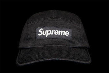 SUPREME WASHED CHINO TWILL CAMP CAP