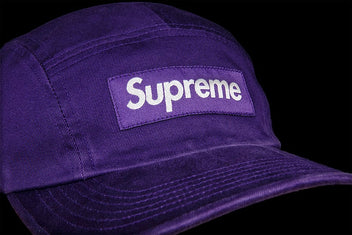 SUPREME WASHED CHINO TWILL CAMP CAP