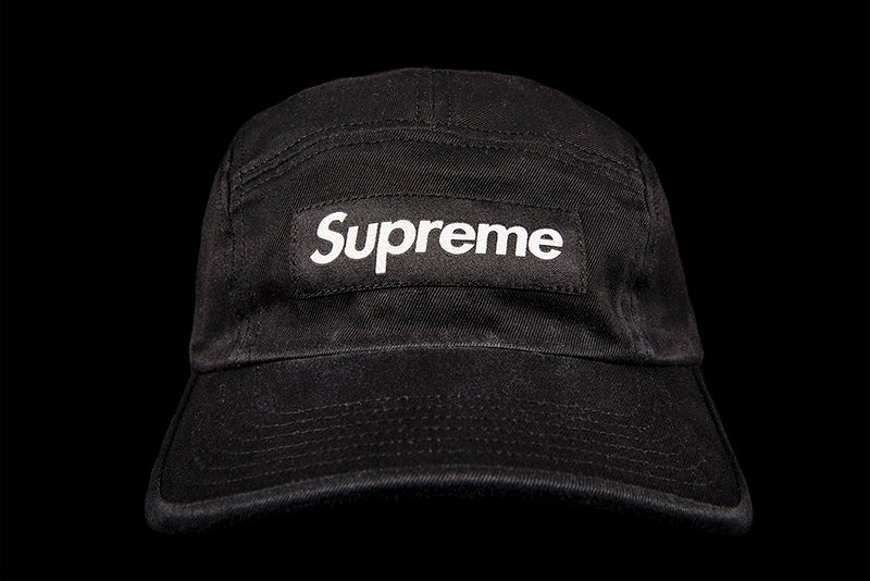 SUPREME WASHED CHINO TWILL CAMP CAP