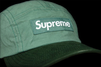 SUPREME WAXED COTTON CAMP CAP