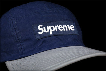 SUPREME WAXED COTTON CAMP CAP