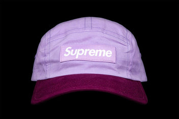 SUPREME WAXED COTTON CAMP CAP