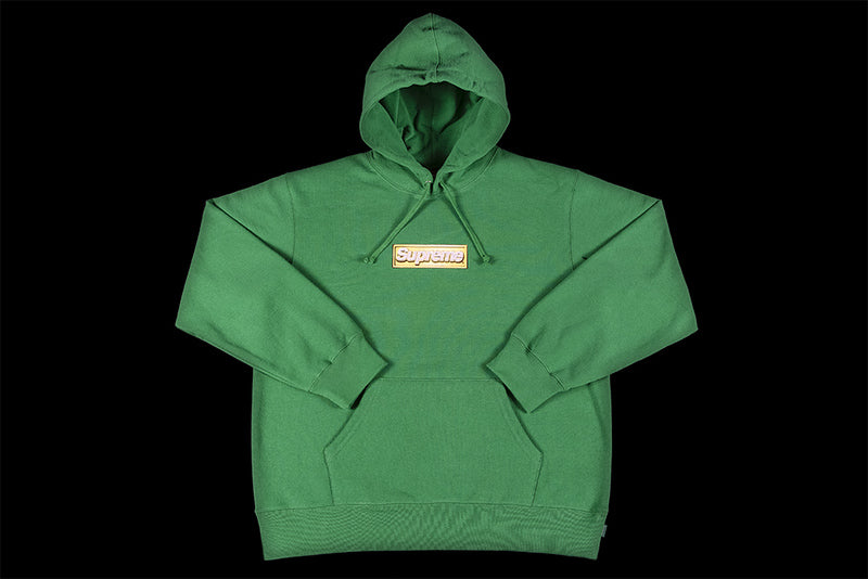 NTWRK - SUPREME BLING BOX LOGO HOODED SWEATSHIRT