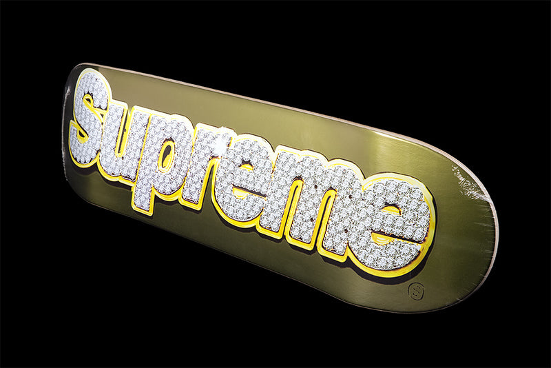 SUPREME BLING BOX LOGO SKATEBOARD DECK