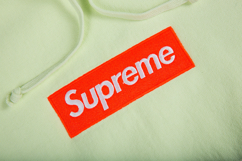 Supreme Box Logo Hooded Sweatshirt (FW17) Rust