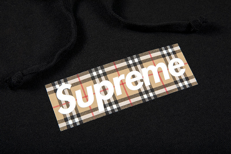 SUPREME BURBERRY BOX LOGO HOODED SWEATSHIRT - PROJECT BLITZ