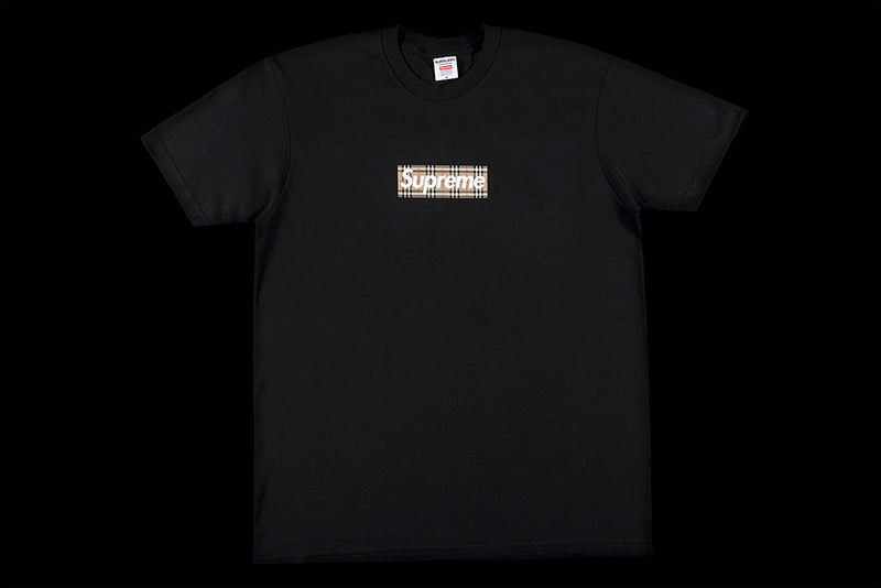 SUPREME BURBERRY BOX LOGO TEE