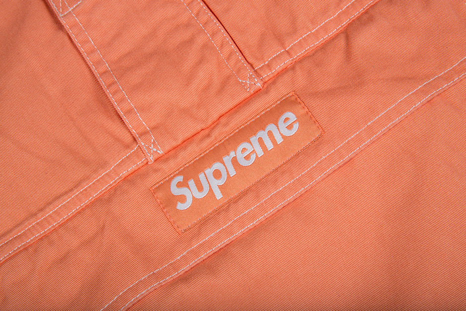 SUPREME CONTRAST STITCH TWILL PULLOVER