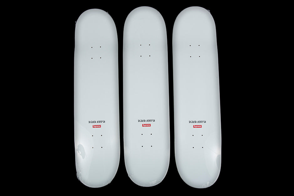 SUPREME DASH SNOW SKATEBOARD DECK SET OF 3