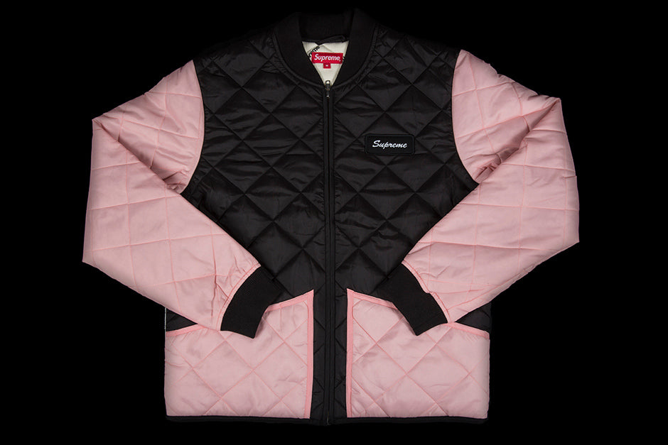 SUPREME COLOR BLOCKED QUILTED JACKET