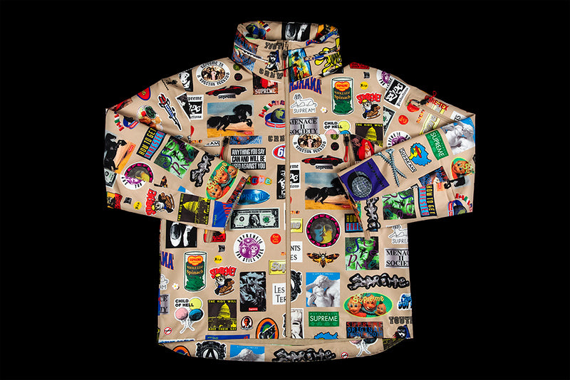 NTWRK - SUPREME GORE-TEX STICKERS SHELL JACKET