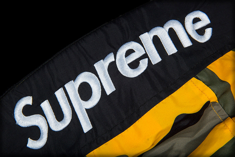 Supreme Brooklyn Opening Yellow Camo Box Logo