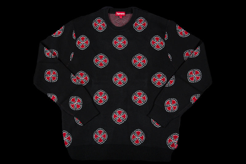 SUPREME INDEPENDENT CROSSES SWEATER