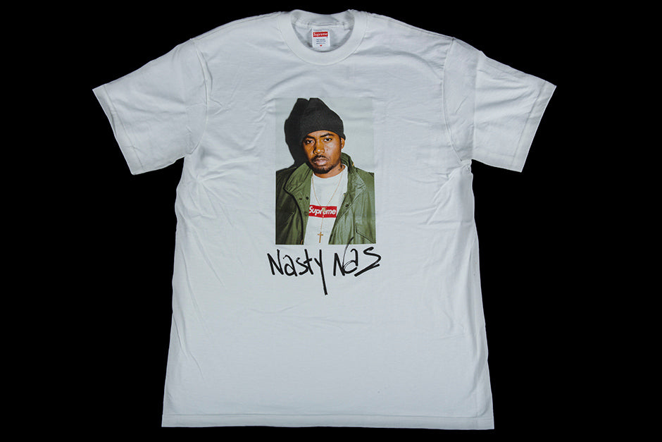 SUPREME NAS TEE | FW17 | WHITE | - PROJECT BLITZ