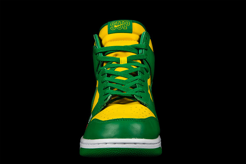 Supreme Nike SB Dunk High By Any Means Brazil DN3741-700