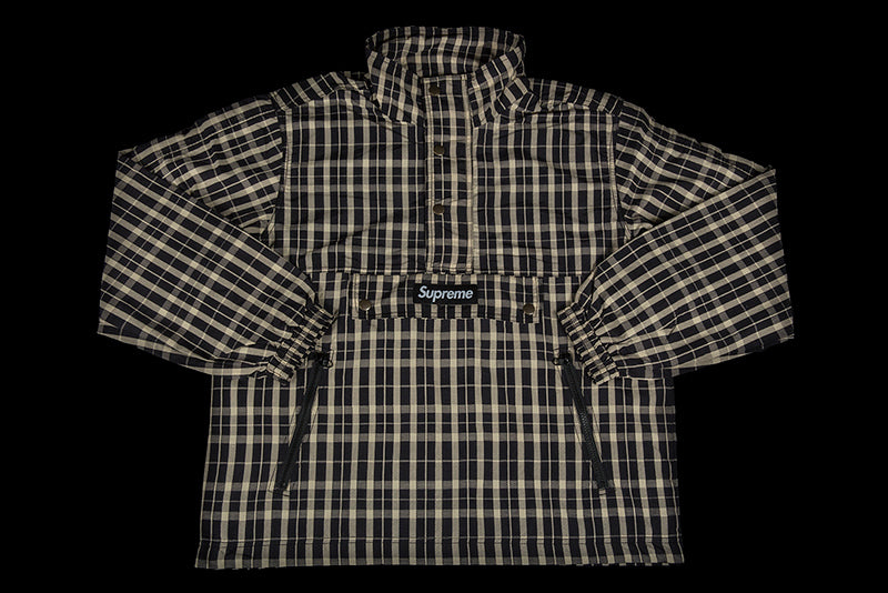 SUPREME NYLON PLAID PULLOVER