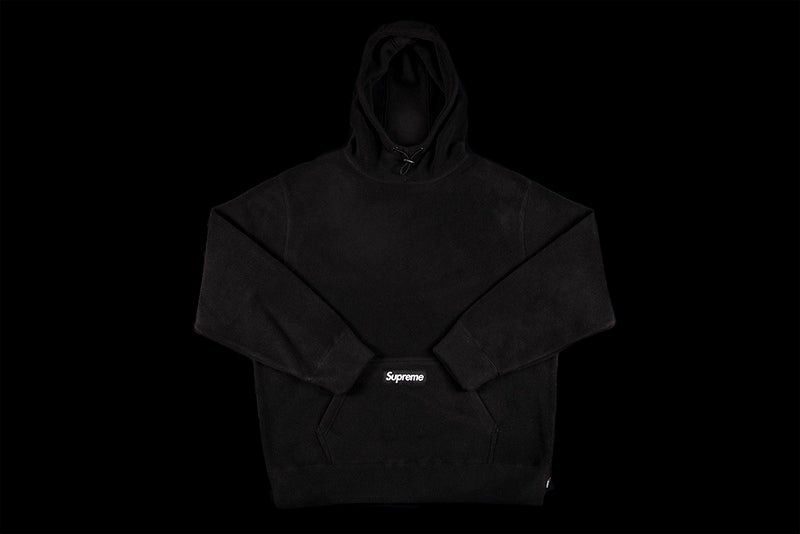 SUPREME POLARTEC HOODED SWEATSHIRT