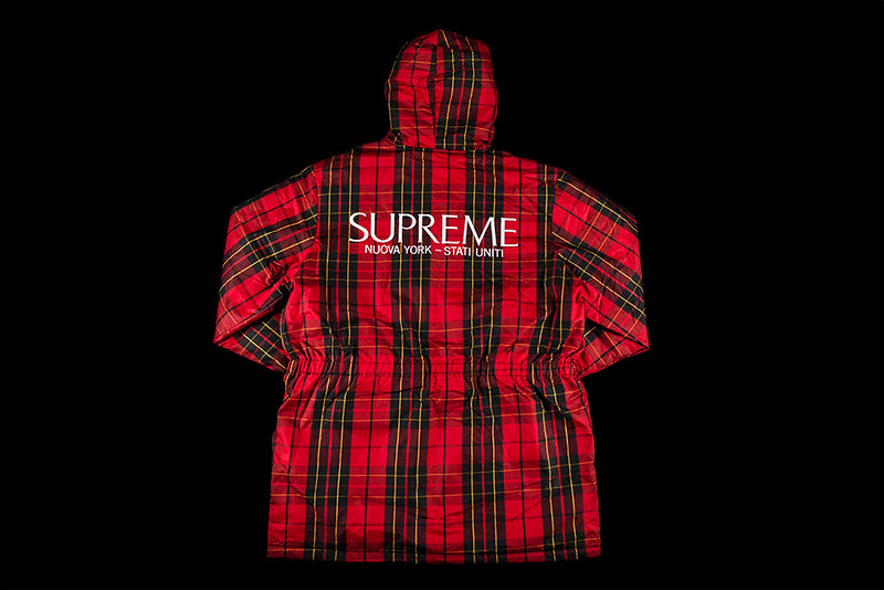 SUPREME POLARTEC LINED SIDELINE PARKA