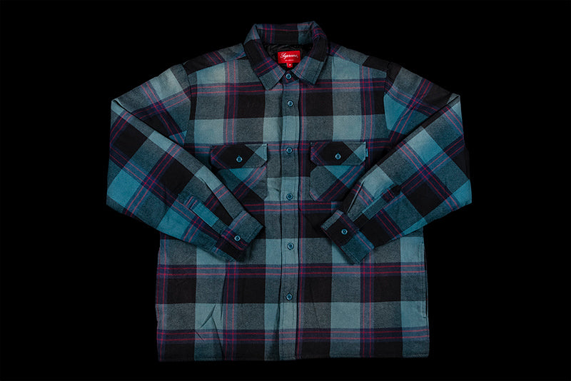 SUPREME QUILTED FLANNEL SHIRT