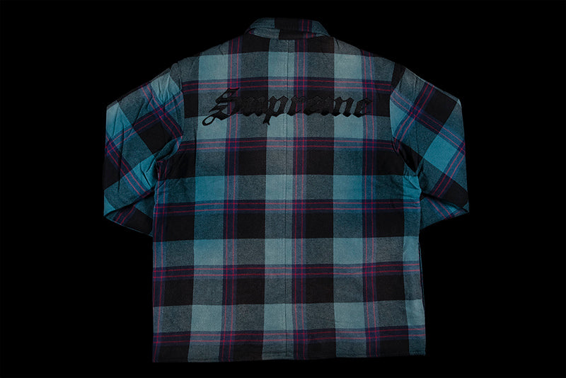 SUPREME QUILTED FLANNEL SHIRT