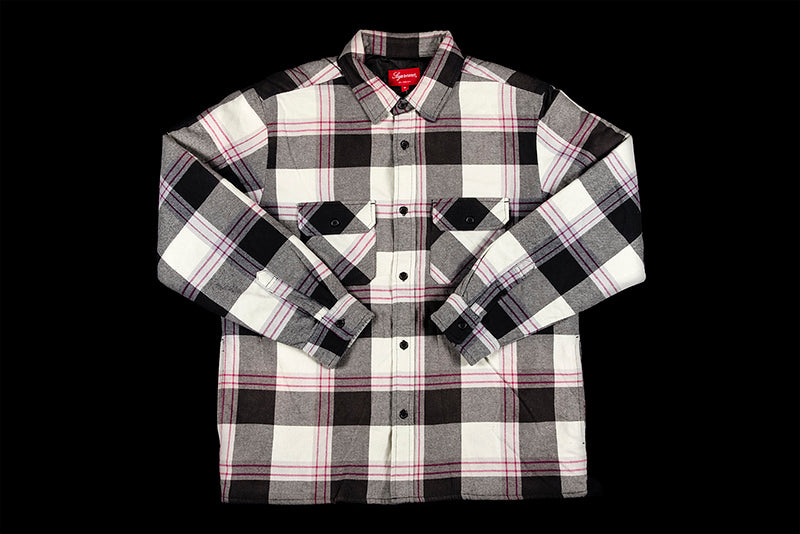 SUPREME QUILTED FLANNEL SHIRT