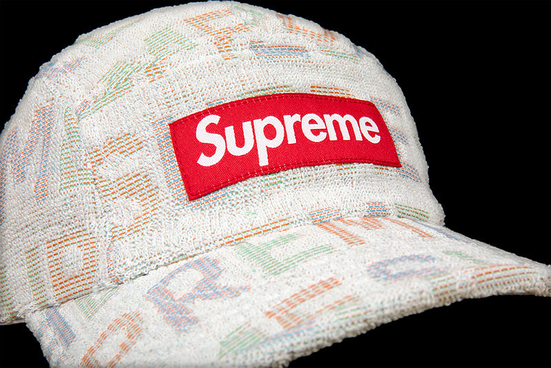 SUPREME TERRY SPELLOUT CAMP CAP