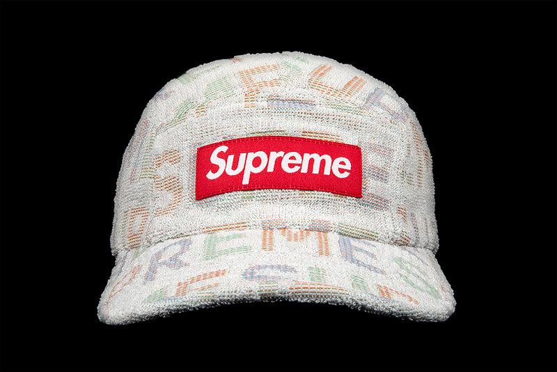 SUPREME TERRY SPELLOUT CAMP CAP