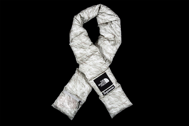 SUPREME THE NORTH FACE PAPER 700-FILL DOWN SCARF