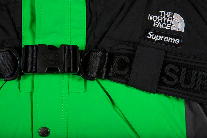 SUPREME THE NORTH FACE RTG JACKET + VEST   BRIGHT GREEN   SS