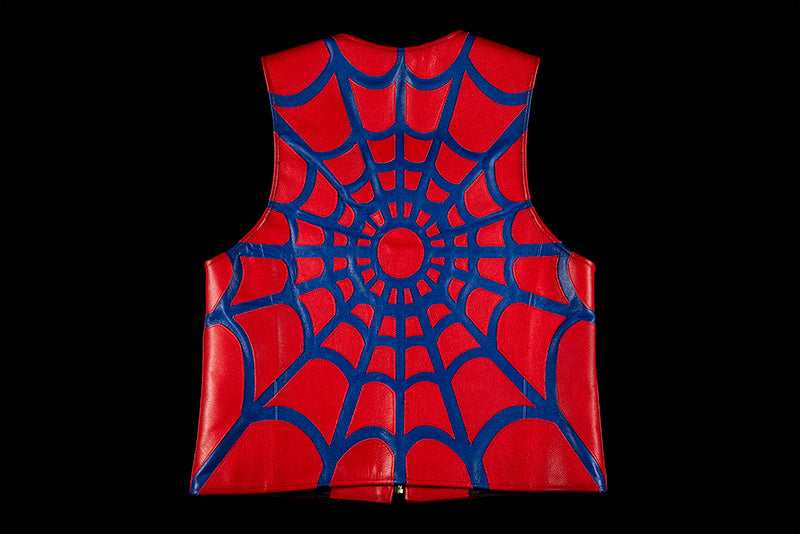 SUPREME VANSON LEATHERS SPIDER WEB VEST