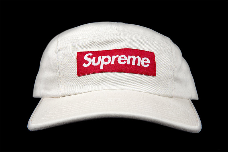 SUPREME WASHED CHINO TWILL CAMP CAP