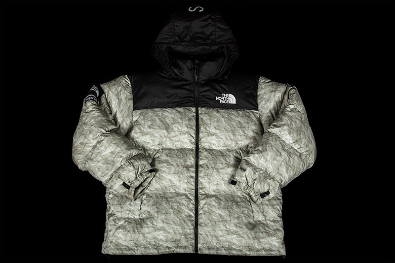 SUPREME THE NORTH FACE PAPER PRINT NUPTSE JACKET - PROJECT BLITZ