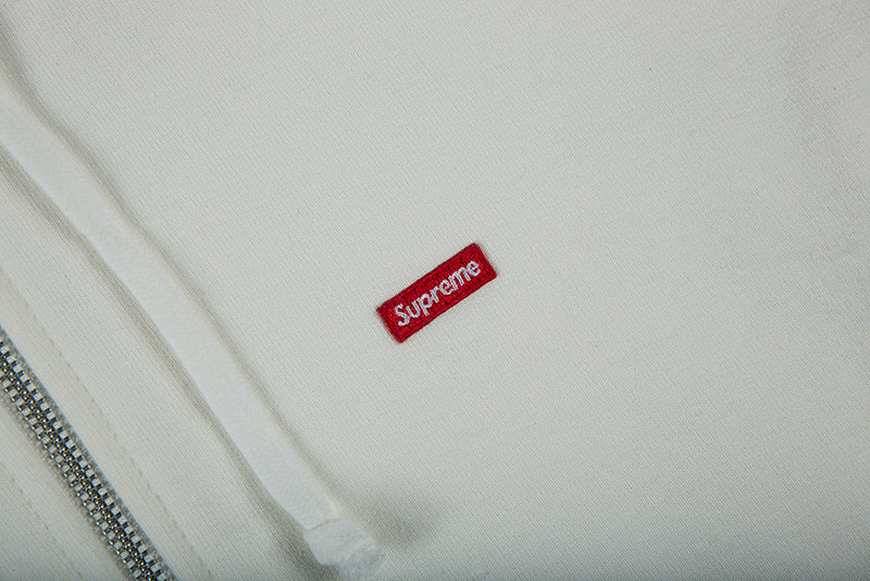 SUPREME SMALL BOX ZIP UP SWEATSHIRT