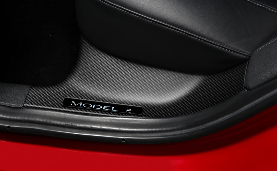 Plaques de seuil de porte arrière Tesla Model 3 !