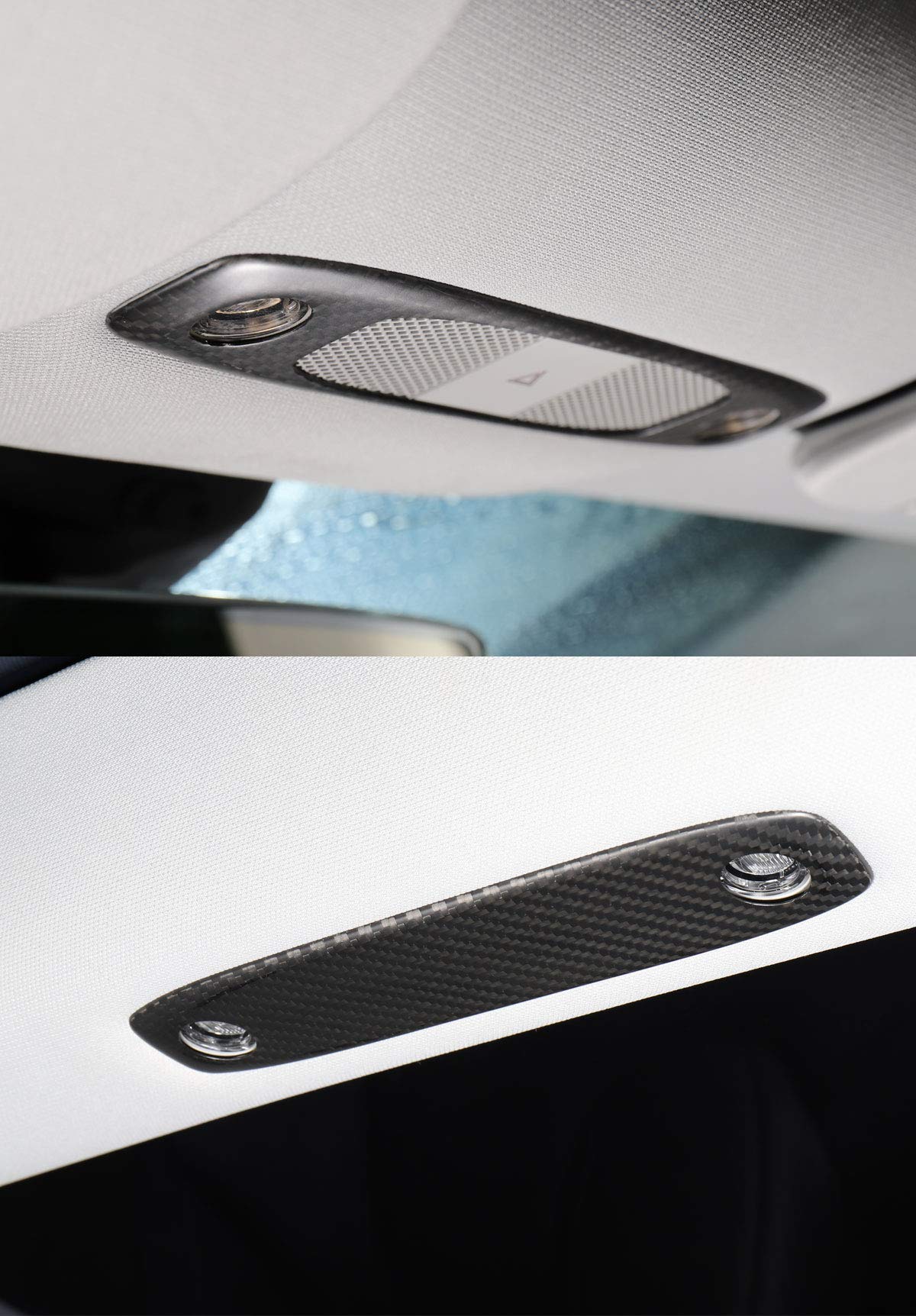 Model 3 Dome Light Covers - Real Carbon Fiber ( 1 Pair )