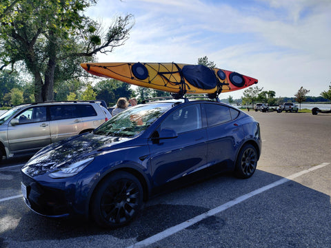 porte-kayak tesla