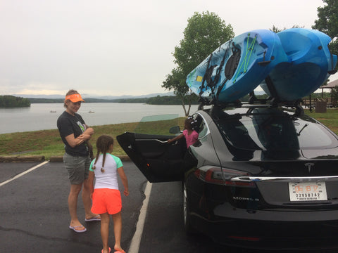 model y kayak rack