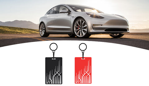 tesla y key card holder accessories