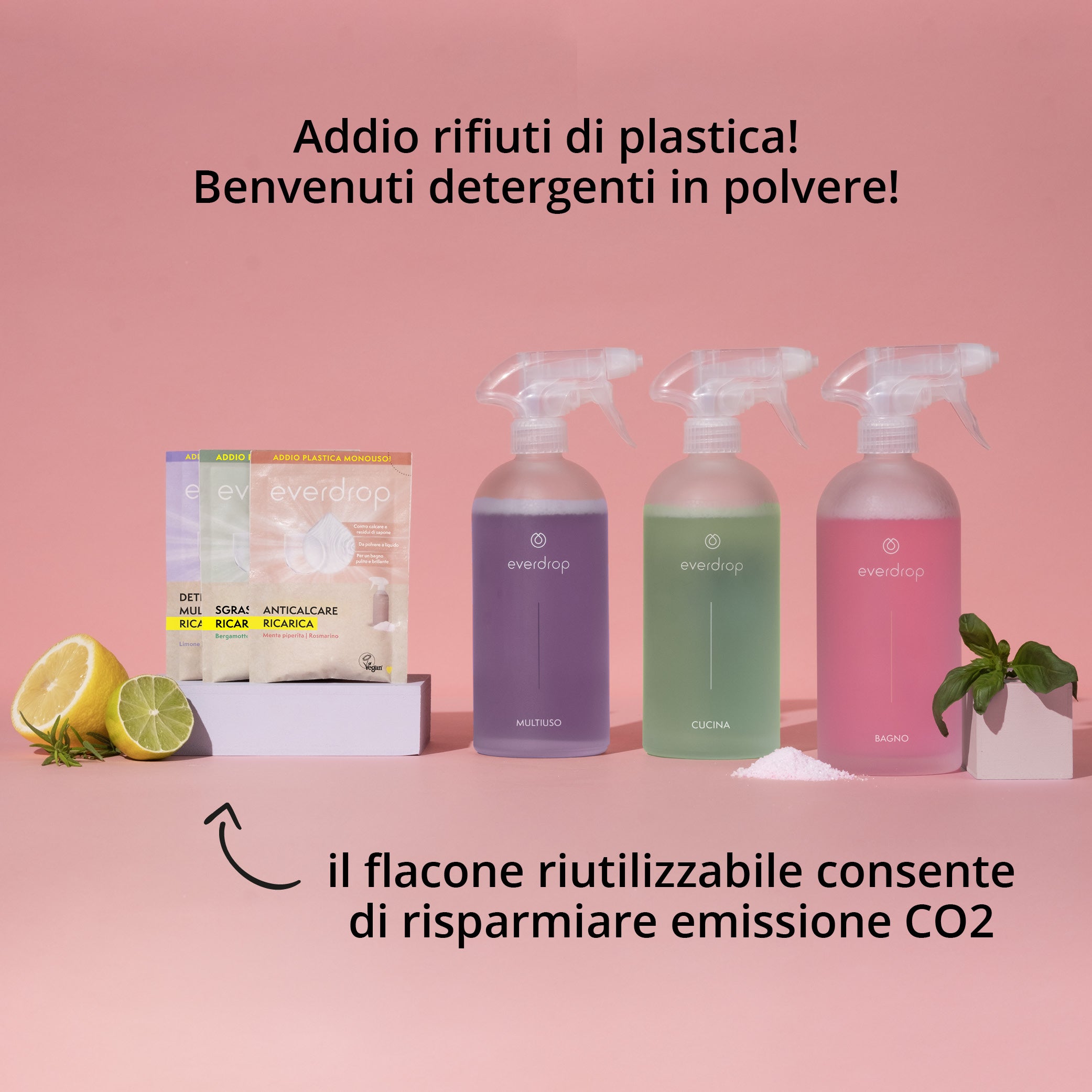 Detergenti forti in polvere - Kit ricarica